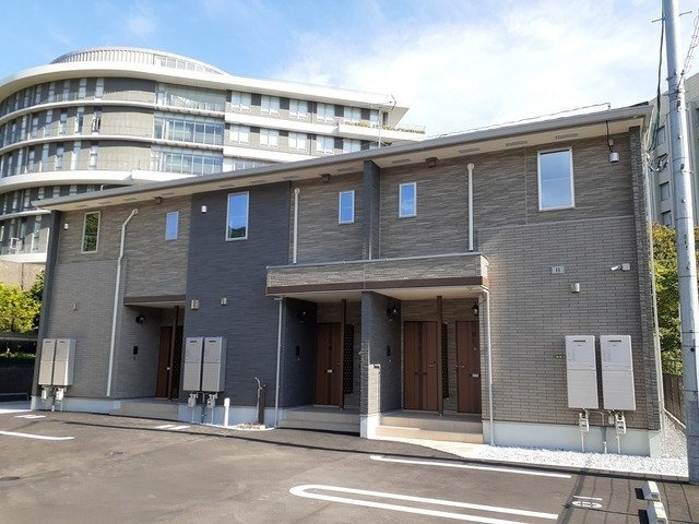 ハレ　ラキ　Ｂ棟の外観|外観は落ち着いています