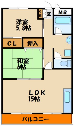 第1永和レジデンスの間取り