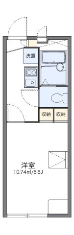 レオパレスベル芦屋の間取り