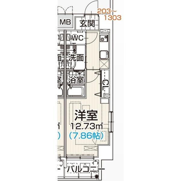 ザ・ラウンジ大須の間取り
