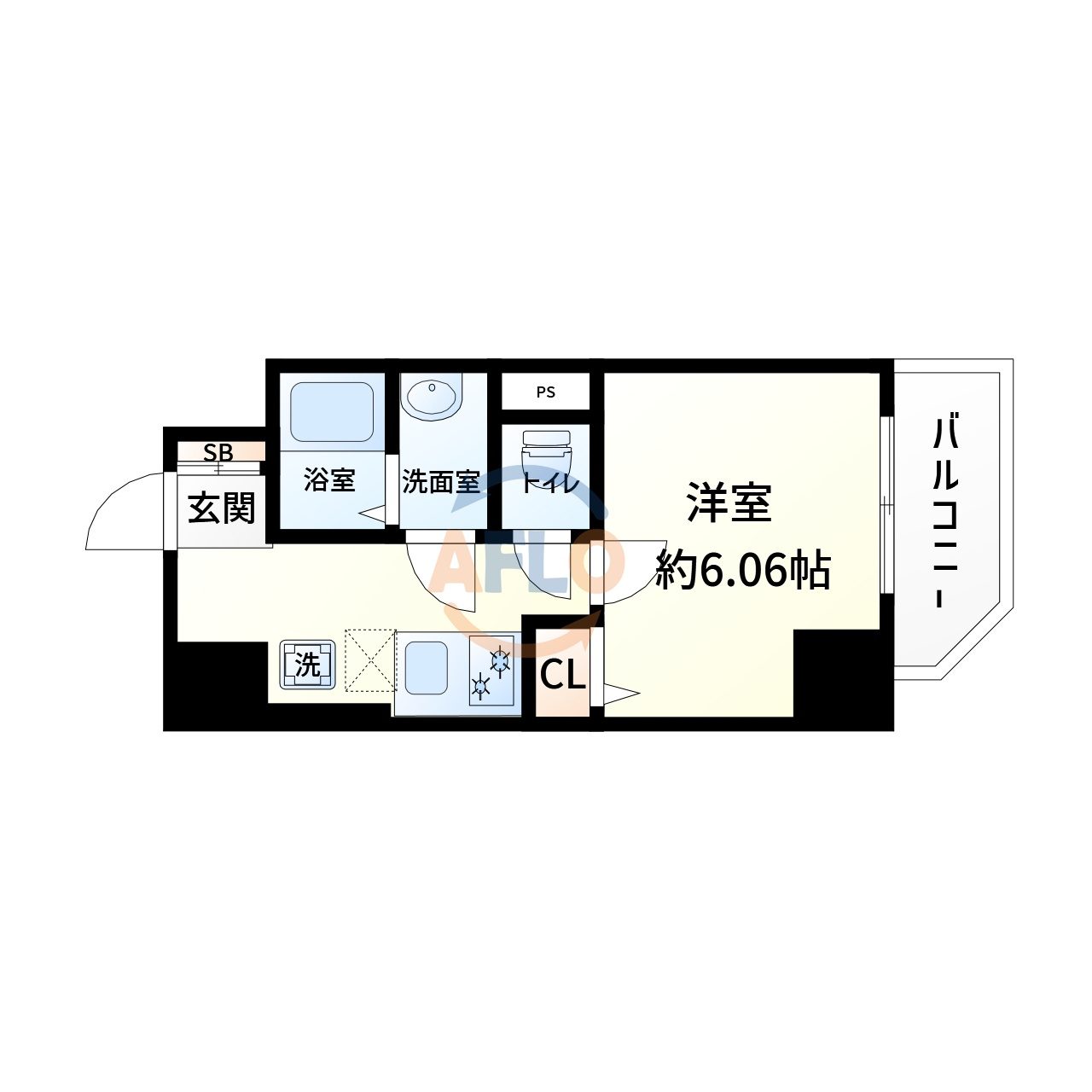 ALZA西本町の間取り|ALZA西本町（アルザニシホンマチ）　間取り