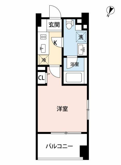 レジディア築地の間取り