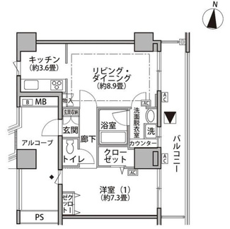 【間取り】 | 東雲キャナルコートCODAN19号棟