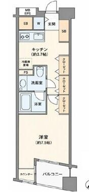 ブロードシティ東京の間取り