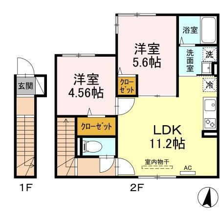 セレスティア北小岩の間取り