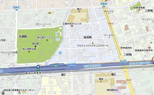 レストポイント池花の地図