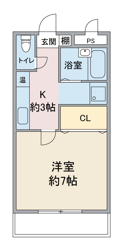 くぬぎハウスの間取り
