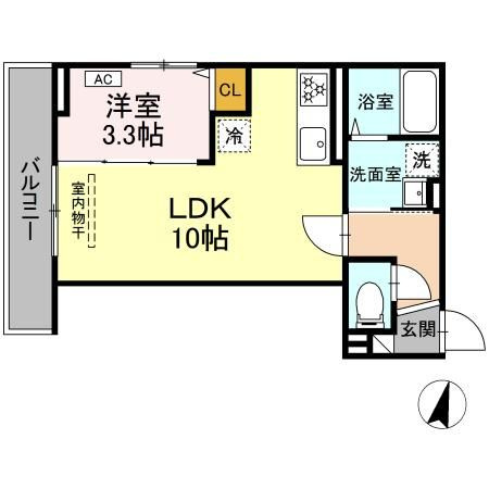 D-paina港南の間取り