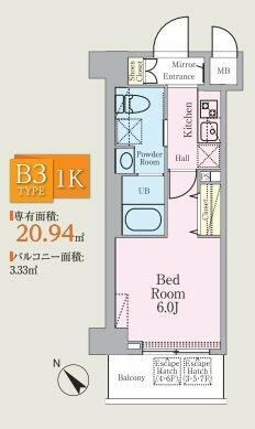ＨＹ’ｓ　西横浜の間取り