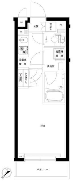 ルーブル横濱矢向弐番館の間取り