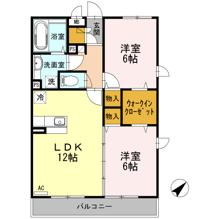 コンフォール瑞江９の間取り