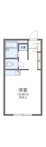 レオパレス武蔵砂川Ⅰの間取り