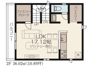 【仲介手数料無料】所沢市旭町２期全３棟Ｂ号棟　所沢市の不動産なら西武ハウジングの間取り