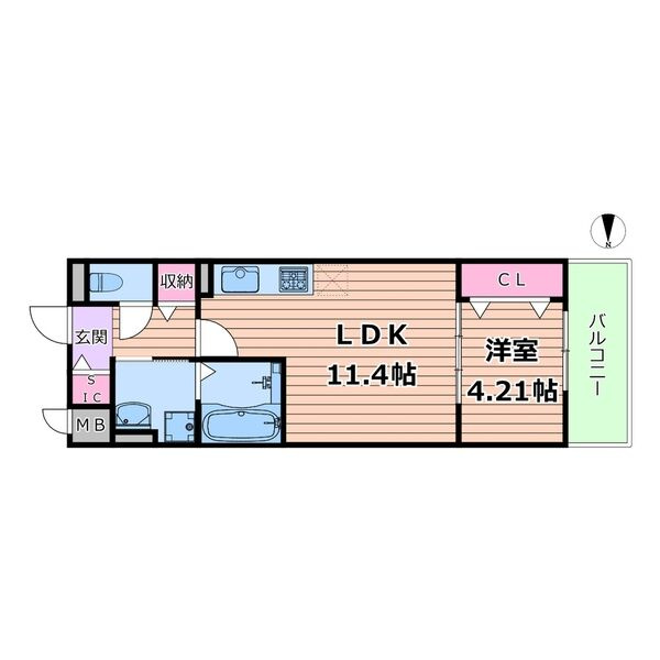 AI-Maison田辺昭和町の間取り|AI-Maison田辺/昭和町　間取り