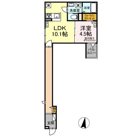グラナーデ興宮町の間取り