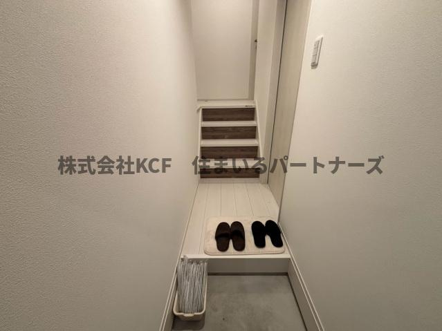 エクシア御井駅前の玄関|シンプルで使いやすい玄関です