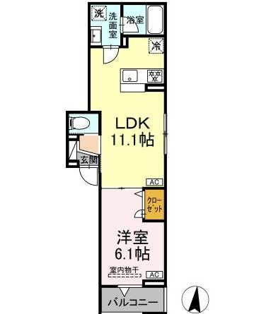 セレスティア東小岩Ⅱの間取り