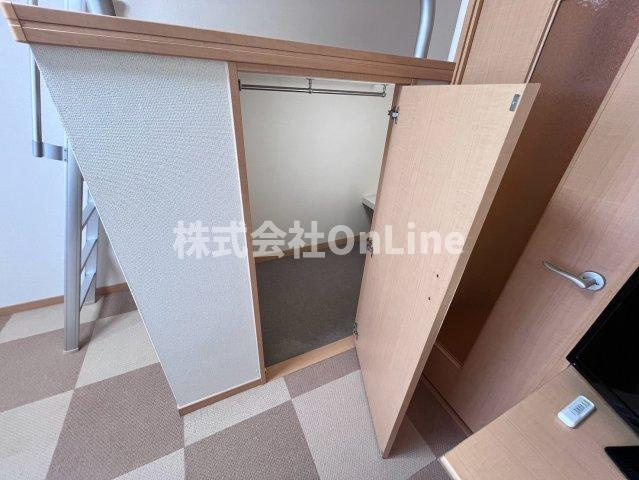 レオパレスひまわり莊の収納