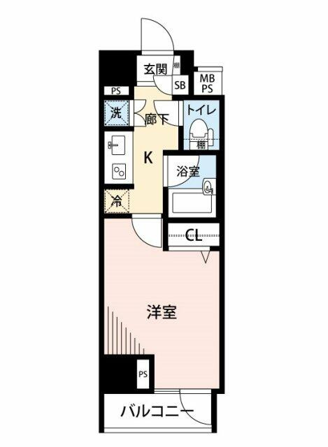 メインステージ浜松町の間取り