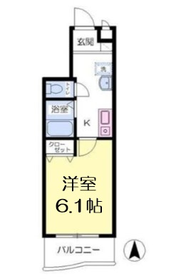 【間取り】 | メゾンナカムラ北堀江