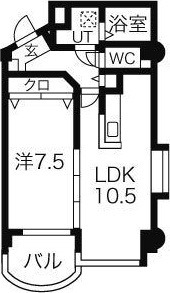 メビウスA.K.の間取り