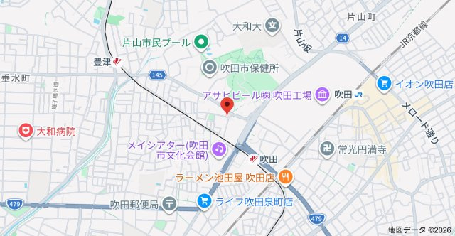 RaGrande吹田泉町の地図