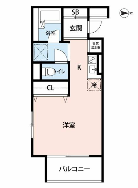 メゾンベール南麻布の間取り