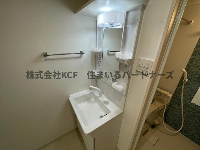 CBヴィレッタ津福駅前の洗面所|使いやすい洗面所です