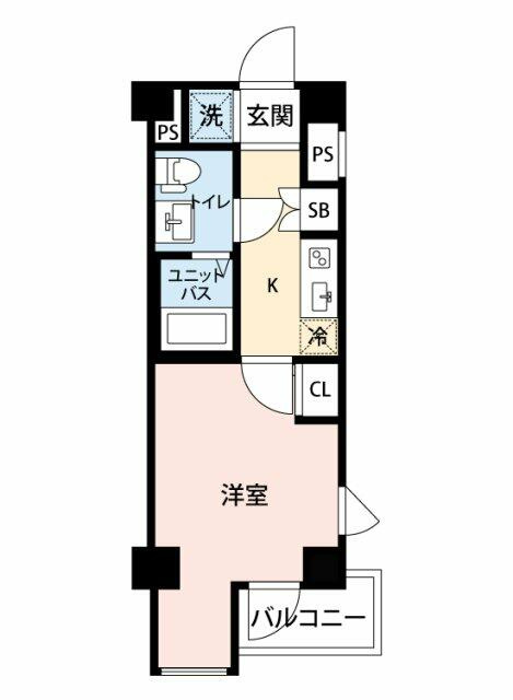 スカイコート神楽坂参番館の間取り