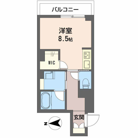 シャーメゾンステージ宇品東の間取り|1R・29.82㎡
