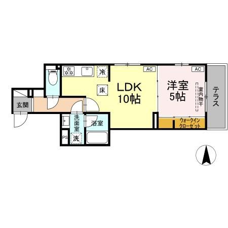 D-abanicoの間取り