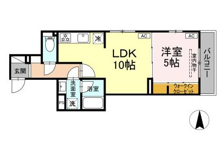 D-abanicoの間取り