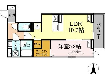 D-abanicoの間取り