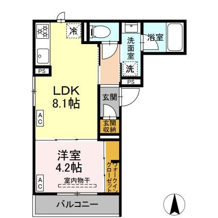 D-abanicoの間取り