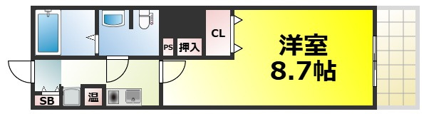 【間取り】 | アーバンコンフォート堀江 仲介手数料無料