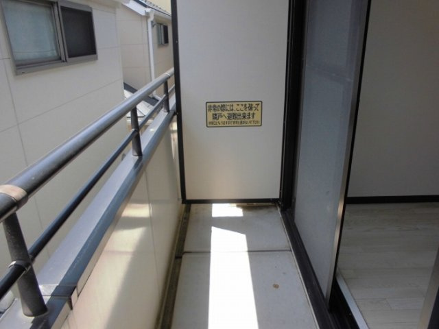 アネックス壱番館のバルコニー