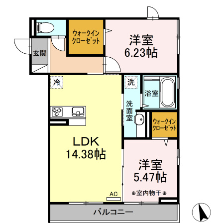 エトス　レヴァンの間取り