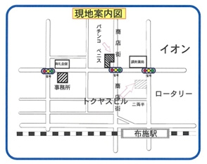 トクヤスビルの地図