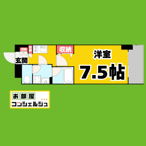 meLiV鶴舞の間取り