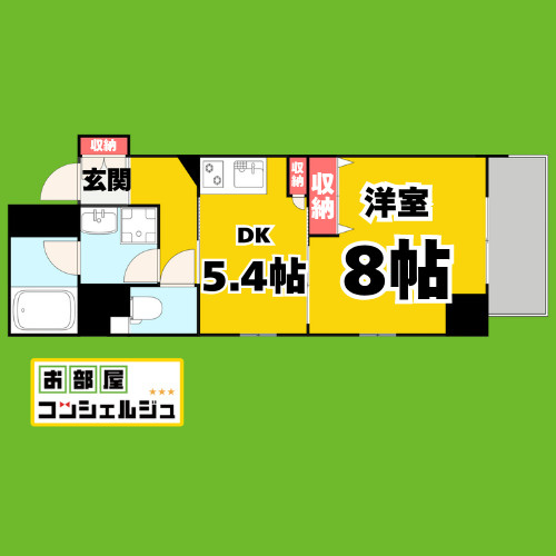 meLiV鶴舞の間取り