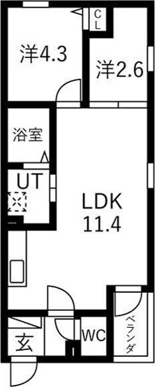 【間取り】 | プレシア野並
