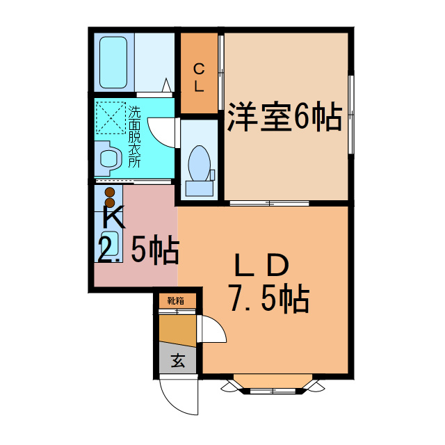 コーポＡ＆Ｃの間取り