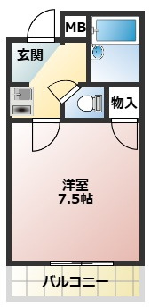 ラッフル春日井の間取り