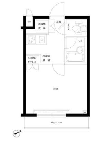 【間取り】 | ルーブル荻窪伍番館