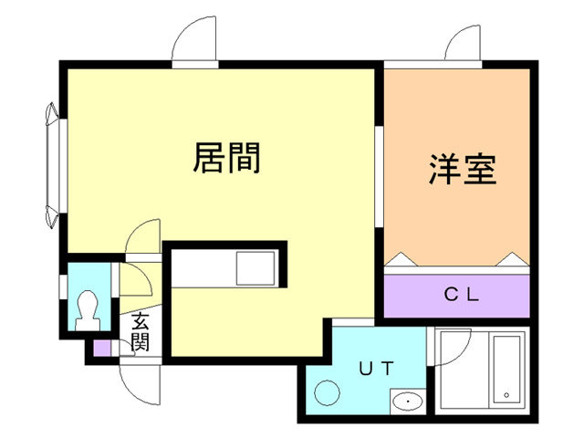 ピュア中島の間取り