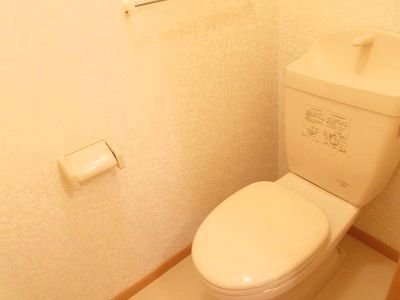 セイバリーハイツのトイレ|落ち着いた色調のトイレです