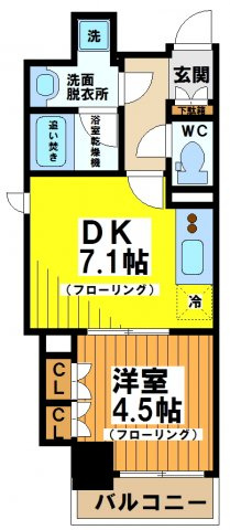 【間取り】 | ボヌールステージ笹塚