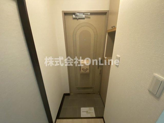 八尾市北木の本５丁目のアパートの玄関