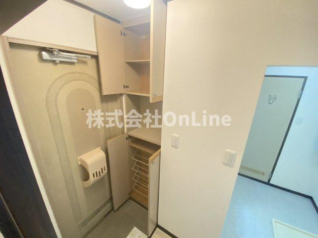 八尾市北木の本５丁目のアパートの収納