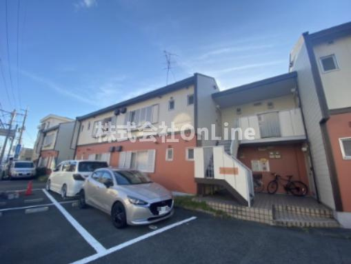 八尾市北木の本５丁目のアパートの外観